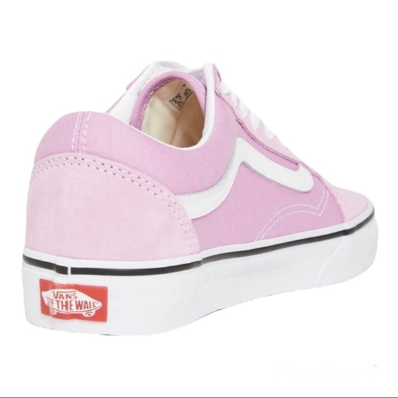 Vans Unisex Old Skool Low-Top Sneakers PINK VN0A3WKT3SQ - Picture 4 of 9